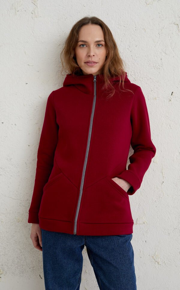 Moteriškas džemperis VAIVA (su gobtuvu)