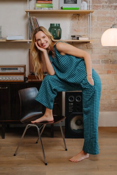 Languotas Lininis Komplektas Namams