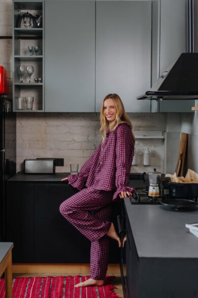 Pilnas Languotas Linins Komplektas Bordo