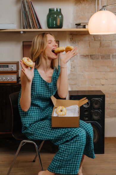 Moteriksi Lino Drabuziai Languota Melyna