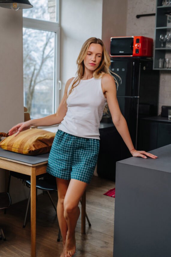 Moteriski Namu Sortai Languoti Zali Lininiai